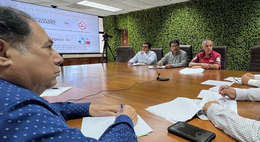 Reunion de UTNL  y Dirección de Protección Civil y Bomberos Nuevo laredo